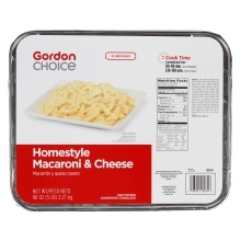 slide 1 of 1, Gordon Choice Homestyle Macaroni & Cheese Entree, 80 oz