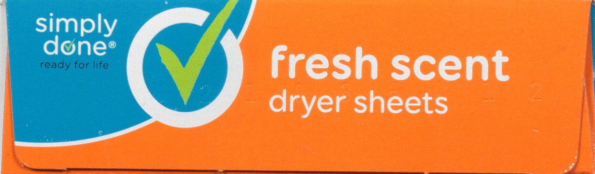 slide 4 of 17, Simply Done Fresh Scent Dryer Sheets 40 40 ea Box, 40 ct