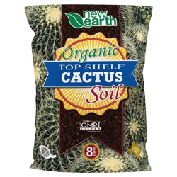 New Earth Top Shelf Organic Cactus Soil 8 lt