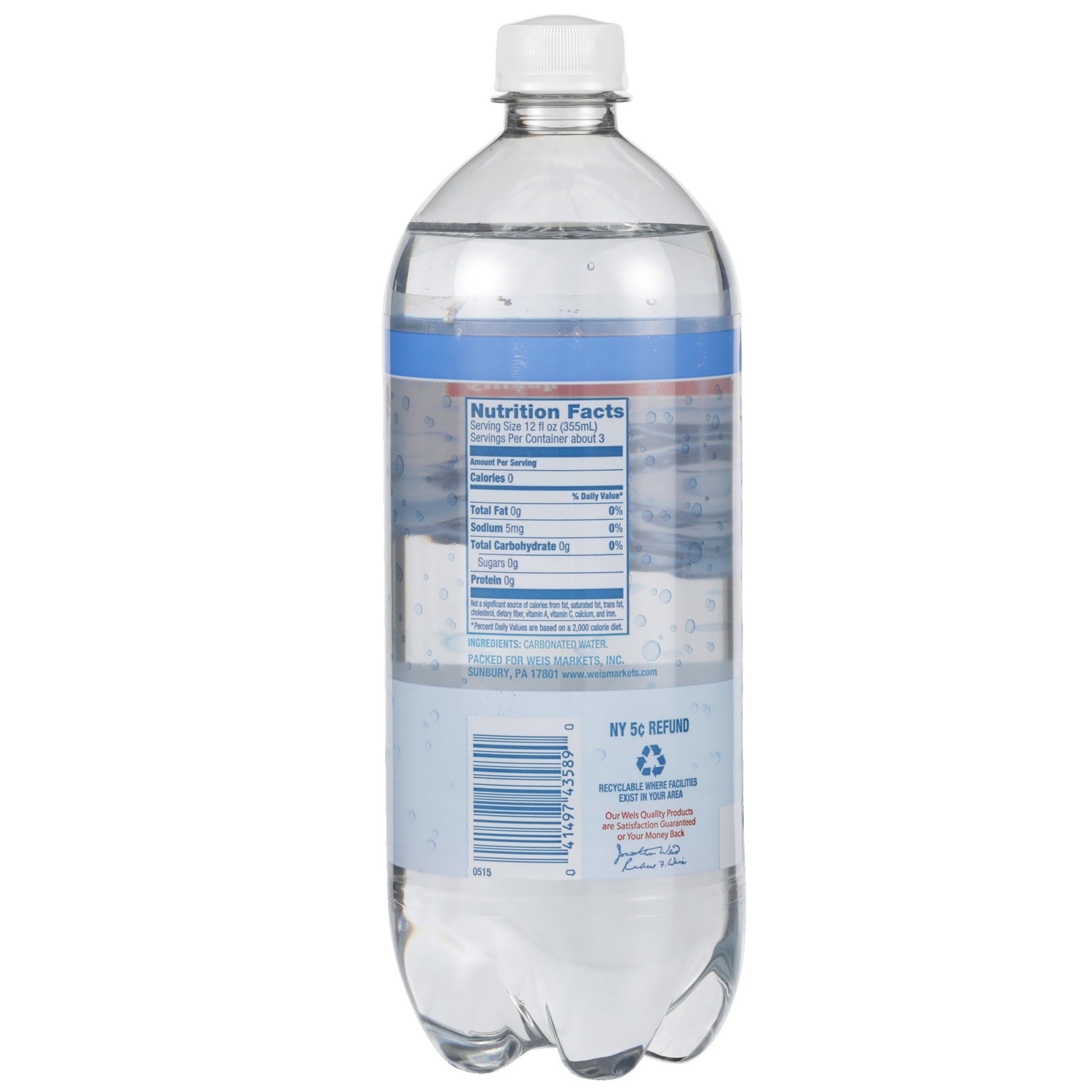 slide 3 of 6, Weis Quality Original Seltzer - 33.8 fl oz, 33.8 fl oz