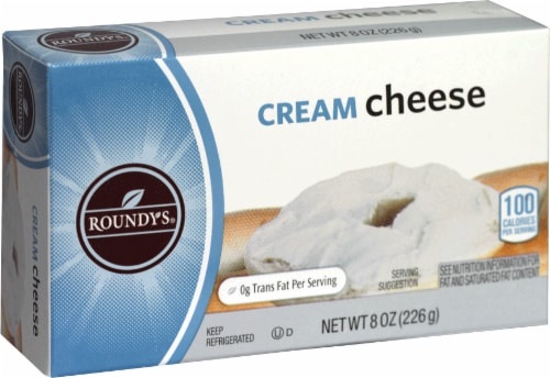 slide 1 of 1, Roundy's Roundys Cream Cheese, 8 oz