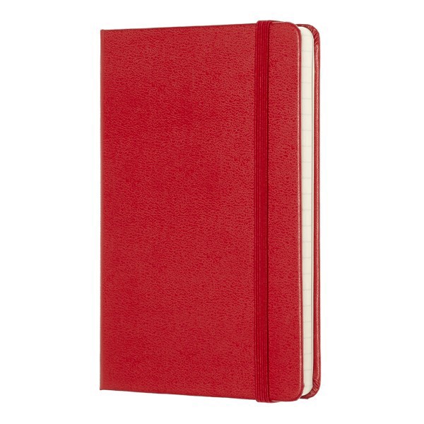 slide 5 of 5, Moleskine Classic Hard Cover Notebook, Ruled, Red, 96 ct; 3 1/2 in x 5 1/2 in