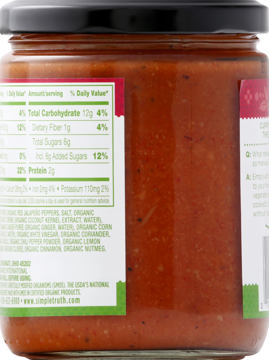 slide 5 of 11, Simple Truth Organic Simmer Sauce 16 oz, 16 oz