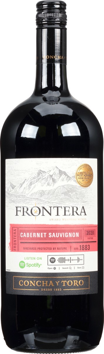 slide 4 of 10, Frontera Central Valley Chile Cabernet Sauvignon Bottle 1.5 lt Bottle, 1.50 liter