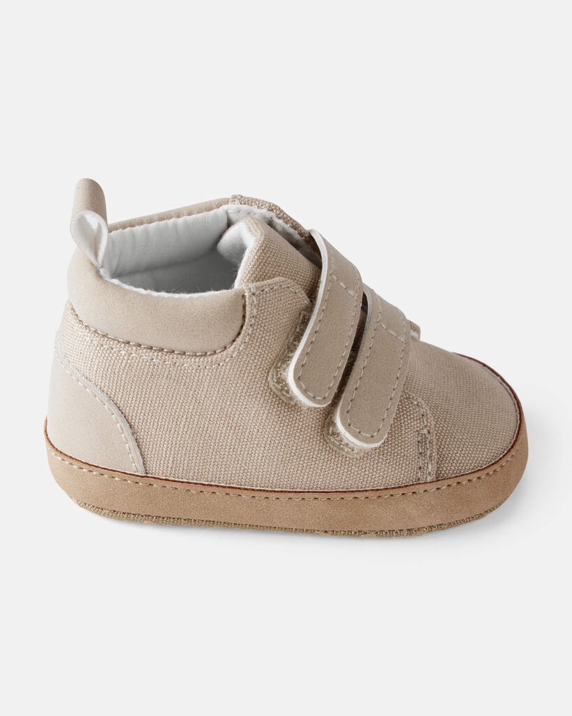 slide 6 of 6, Carter's Baby Boy High-Top Casual Sneakers - Beige Beige 2, 1 ct