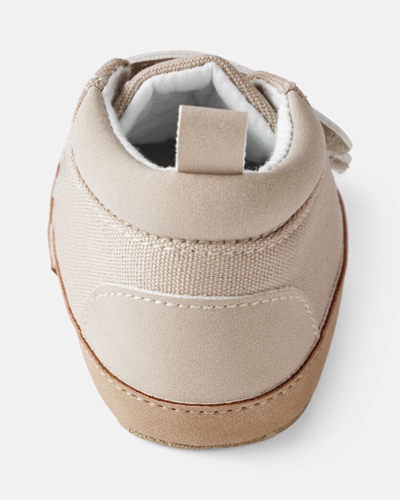 slide 2 of 6, Carter's Baby Boy High-Top Casual Sneakers - Beige Beige 2, 1 ct