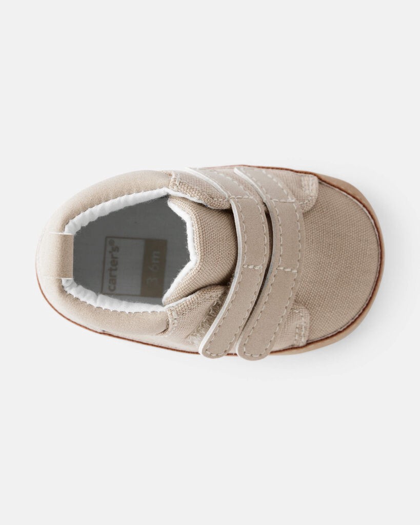slide 5 of 6, Carter's Baby Boy High-Top Casual Sneakers - Beige Beige 2, 1 ct