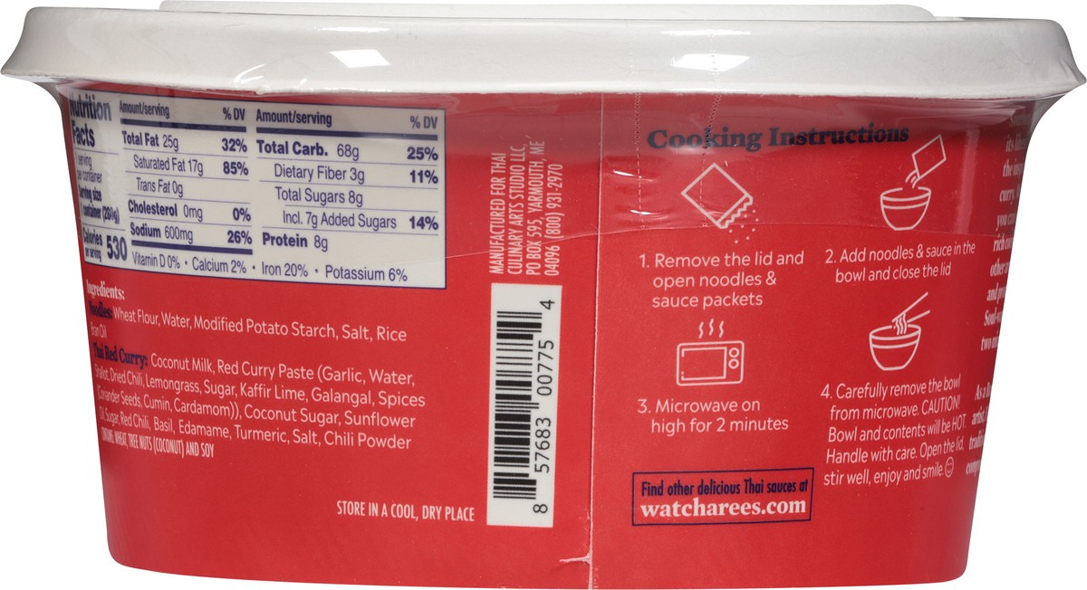 slide 8 of 13, Watcharee's Thai Mild Red Curry Noodles 9.88 oz, 9.88 oz