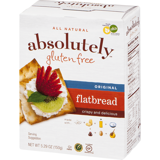 slide 2 of 9, Absolutely Gluten Free Original Flatbread Crackers, 5.29 oz