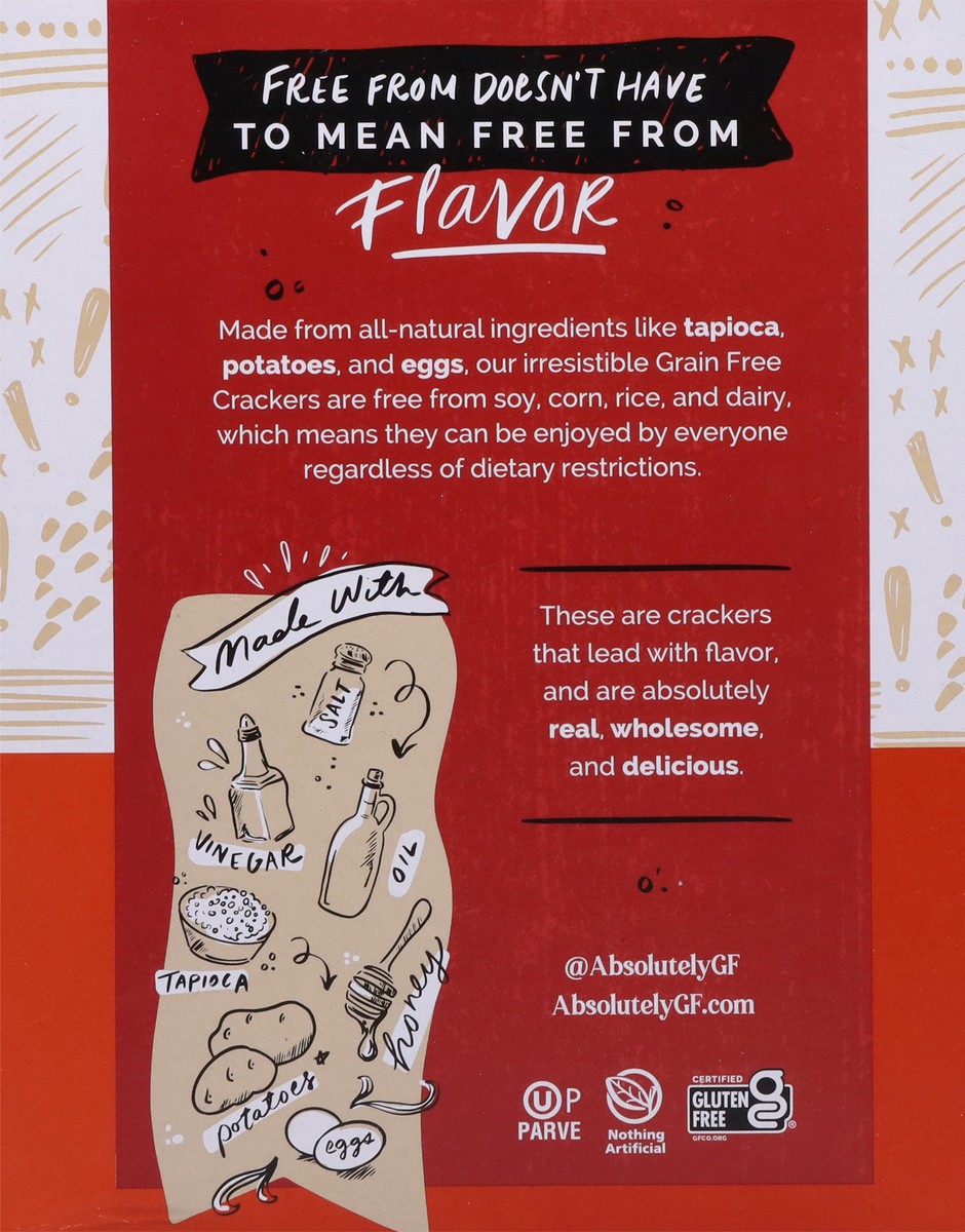 slide 7 of 9, Absolutely Gluten Free Flatbreads, Grain Free, Original, 5.29 oz