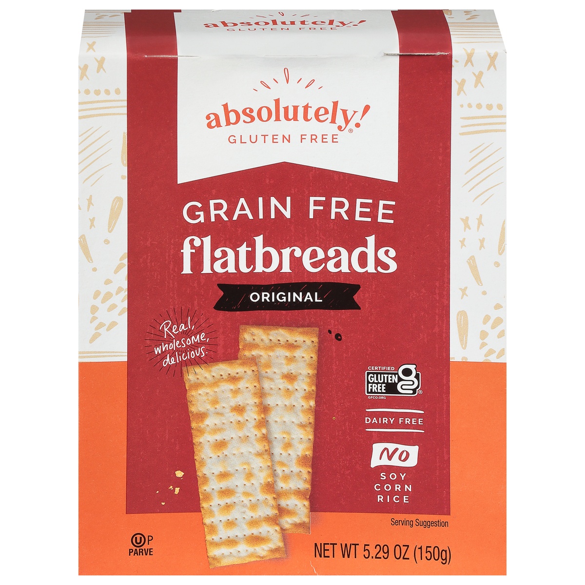 slide 1 of 1, Absolutely! Gluten Free Grain Free Original Flatbreads 5.29 oz, 5.29 oz