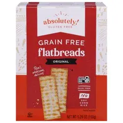 Absolutely! Gluten Free Grain Free Original Flatbreads 5.29 oz