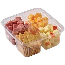 H-E-B Meal Simple Salami Cheese and Wheat Crisps Snack Tray