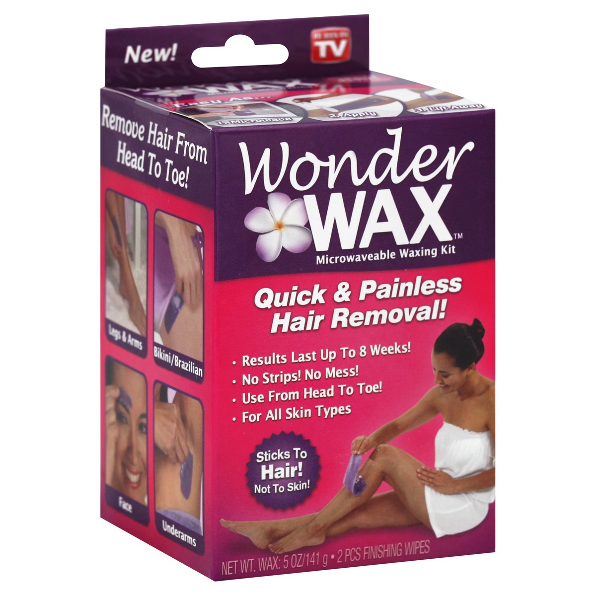 slide 2 of 6, Wonder Wax Waxing Kit 1 ea, 1 ct