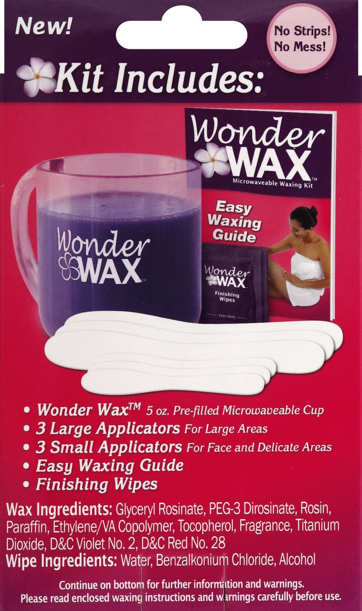 slide 3 of 6, Wonder Wax Waxing Kit 1 ea, 1 ct