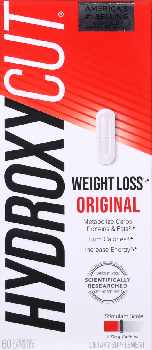 slide 3 of 9, Hydroxycut Rapid-Release Capsules Original Weight Loss 60 Capsules, 60 ct