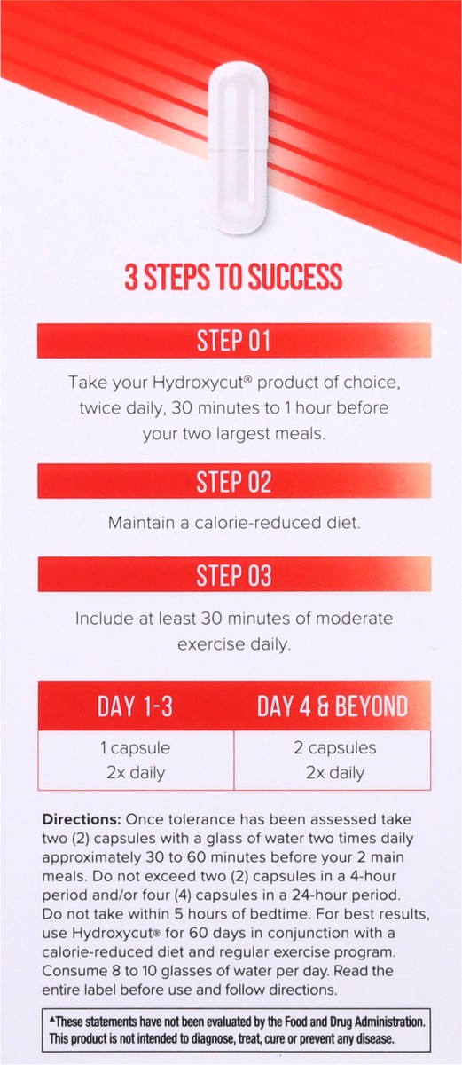 slide 9 of 9, Hydroxycut Rapid-Release Capsules Original Weight Loss 60 Capsules, 60 ct