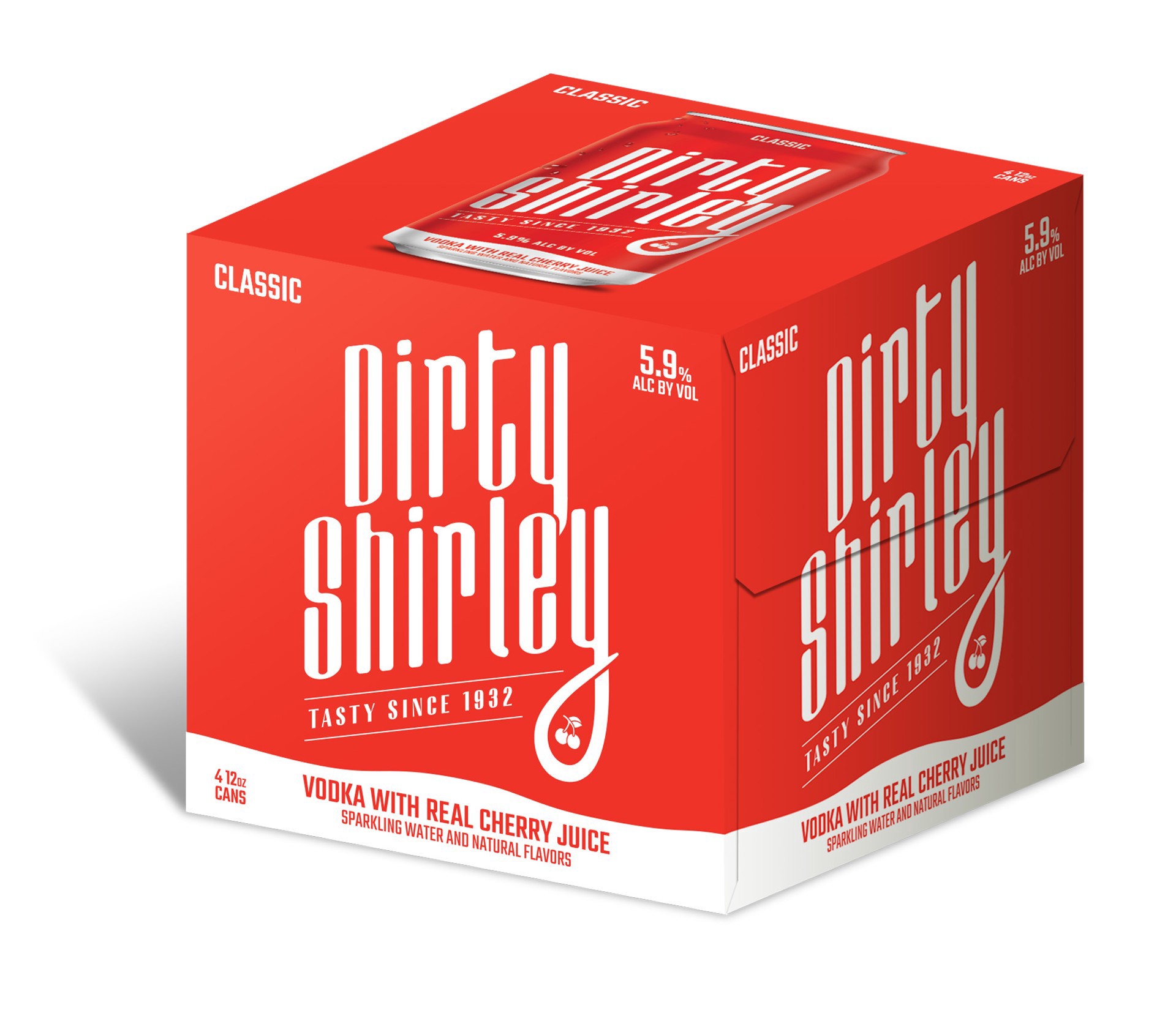 slide 1 of 1, Dirty Shirley Country Luau 4 Pack, 12 oz