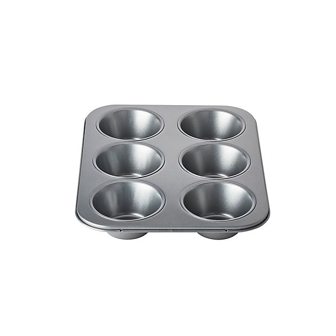 slide 1 of 1, Chicago Metallic 6-Cup Nonstick Muffin Pan with Armor-Glide Coating, 1 ct