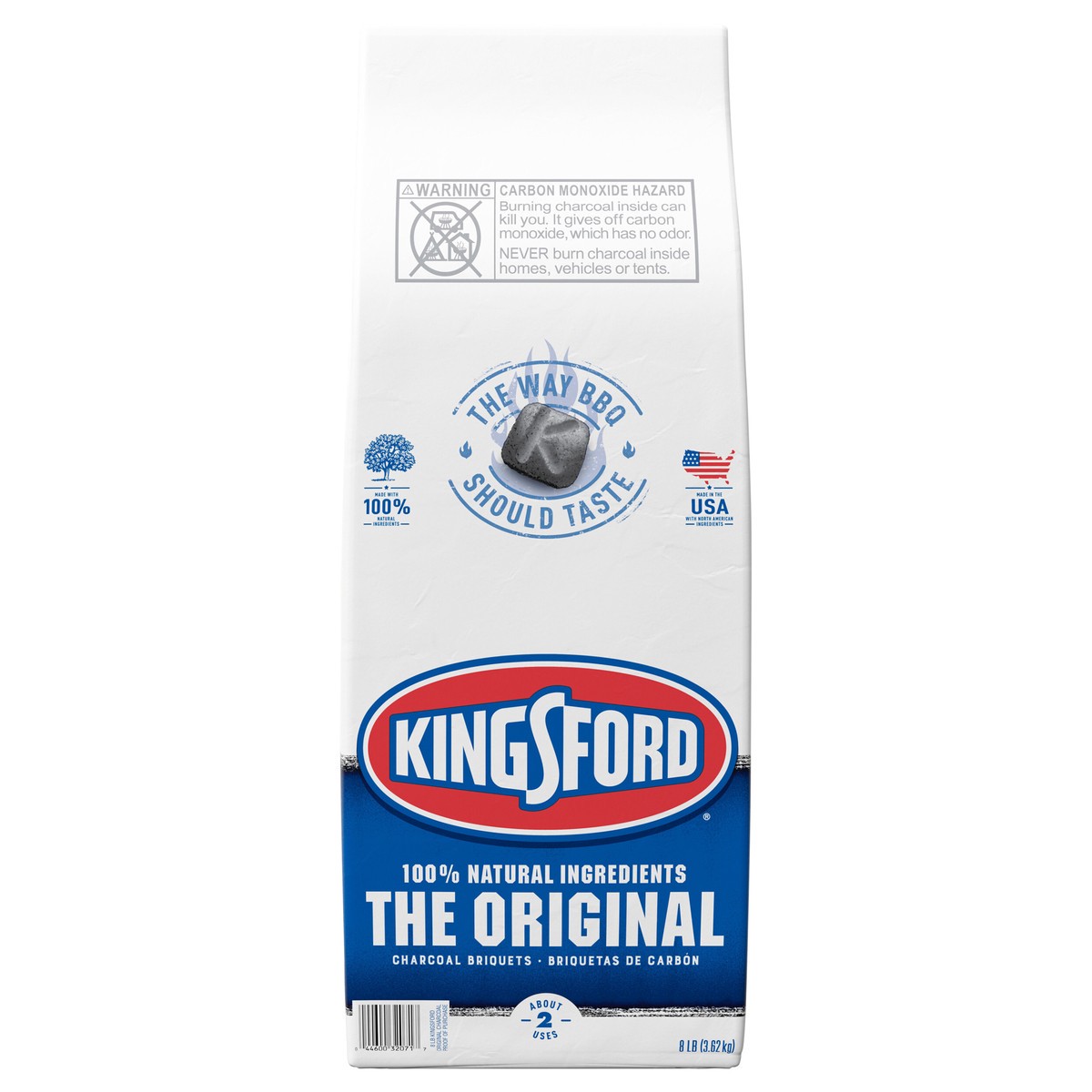 slide 1 of 9, Kingsford Original Charcoal Briquettes BBQ Charcoal, 8 lb