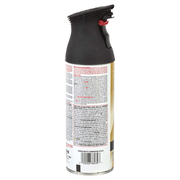 slide 5 of 9, Rust-Oleum Universal Matte Paint & Primer in One Spray Paint - 330505, Farmhouse Black, 11 oz