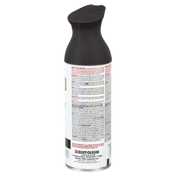 slide 8 of 9, Rust-Oleum Universal Matte Paint & Primer in One Spray Paint - 330505, Farmhouse Black, 11 oz