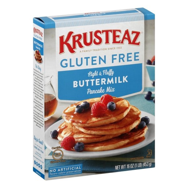 slide 1 of 9, Krusteaz Pancake Mix, 16 oz