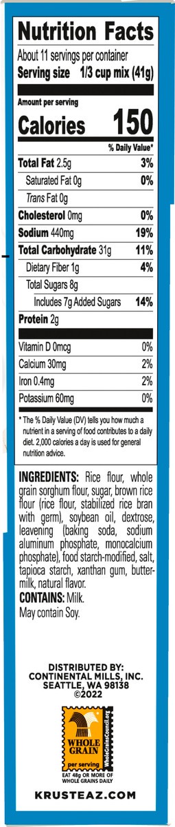 slide 7 of 9, Krusteaz Pancake Mix, 16 oz