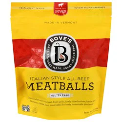 Bove's Italian Style All Beef Meatballs 16 oz