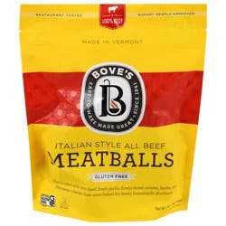 Bove's Italian Style All Beef Meatballs 16 oz