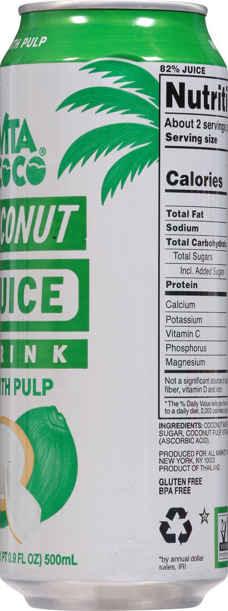 slide 8 of 9, Vita Coco Juice Pulp - 16.9 fl oz, 16.9 fl oz