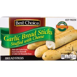 Best Choice Cheese Stuffed Garlic Bread Sticks