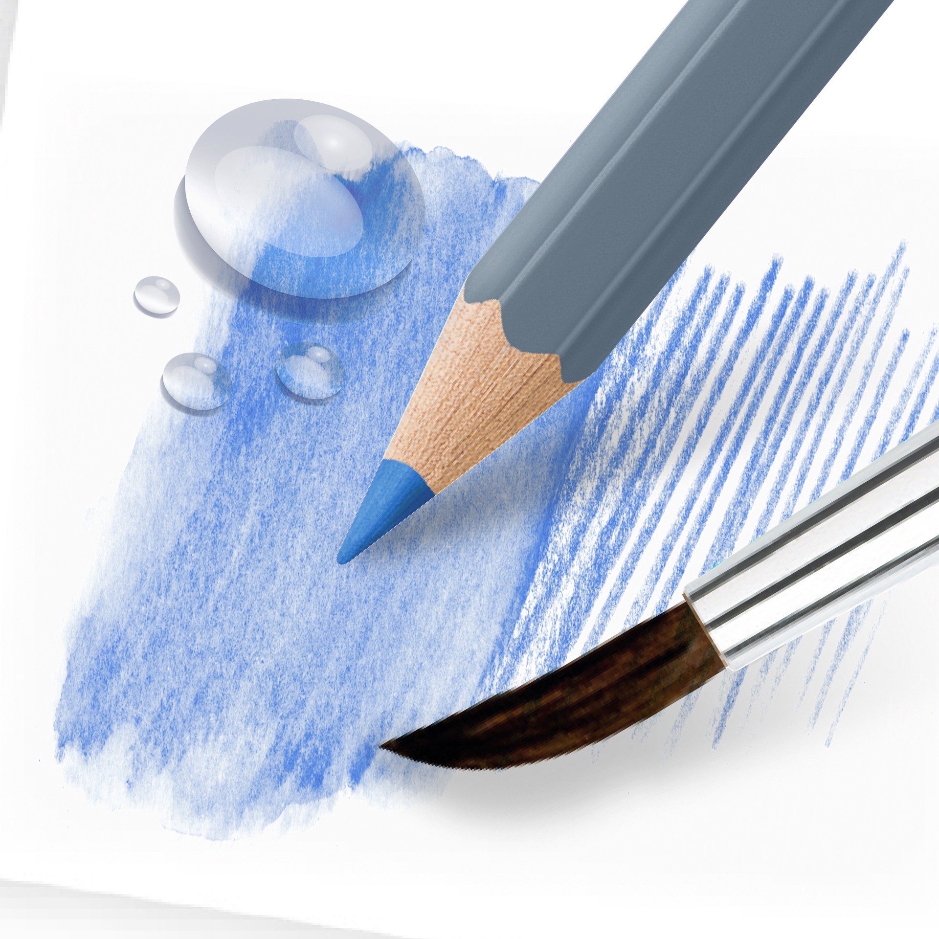 slide 2 of 6, Faber-Castell Goldfaber Aqua 12 Color Landscape Watercolor Pencil Set, 3.3 mm