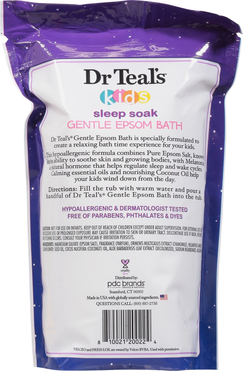 slide 3 of 9, Dr. Teal's Kids Sleep Soak Gentle Epsom Bath 2 lb, 2 lb