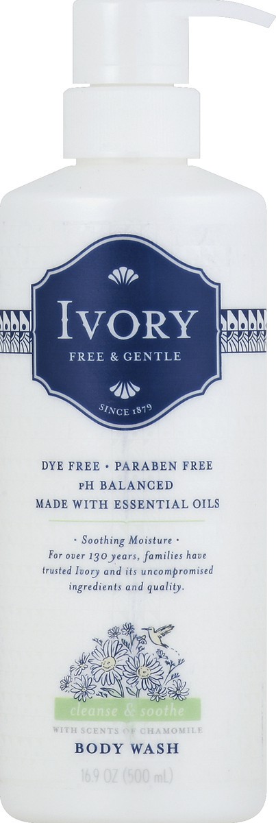 slide 1 of 3, Ivory Body Wash 16.9 oz, 16.9 fl oz