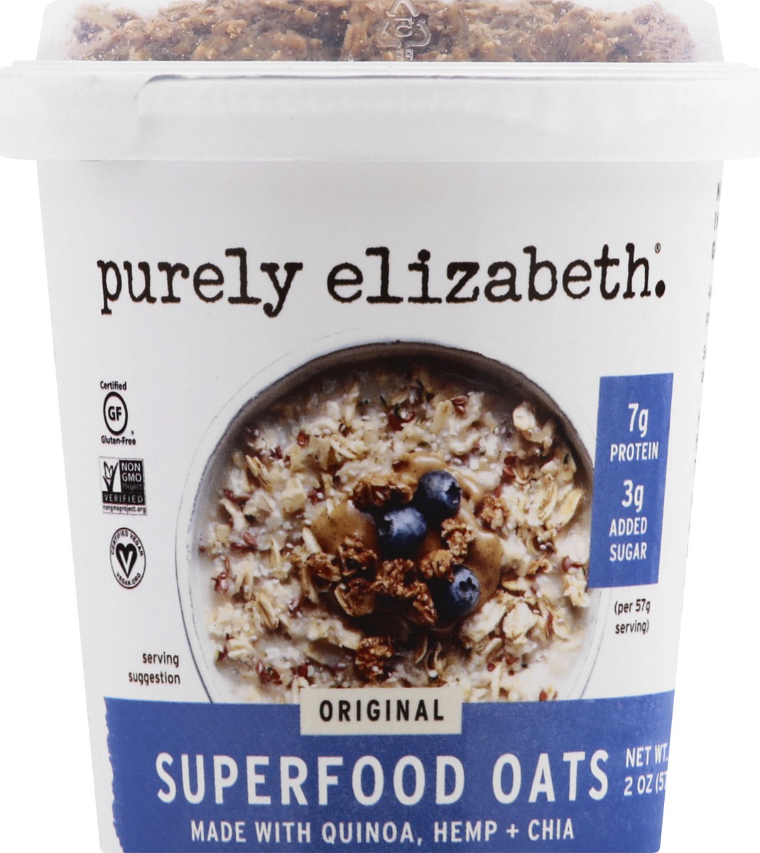 slide 7 of 11, Purely Elizabeth Original Superfood Oats, 2 oz