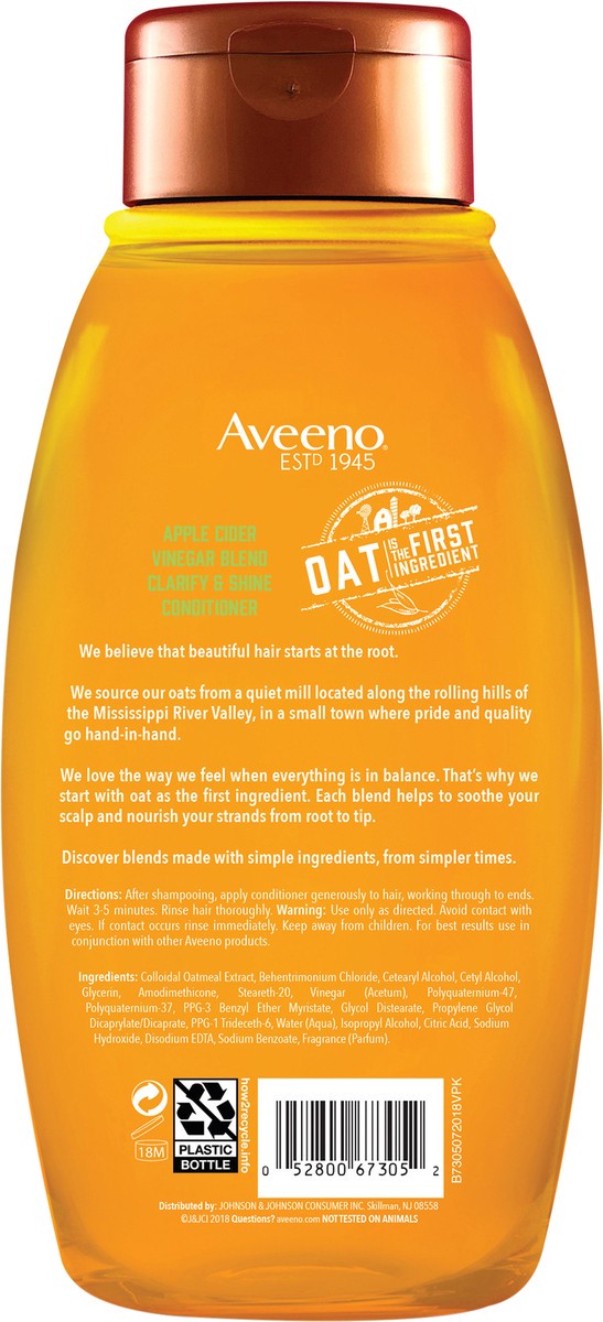 slide 2 of 3, Aveeno Scalp Soothing Apple Cider Vinegar Blend Conditioner, 12 Fl. Oz, 354 ml