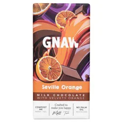 Gnaw Seville Orange Milk Chocolate Bar