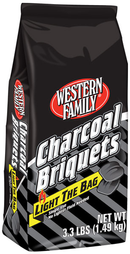 slide 1 of 1, Western Family Charcoal Briquets Light Bag, 3.3 lb