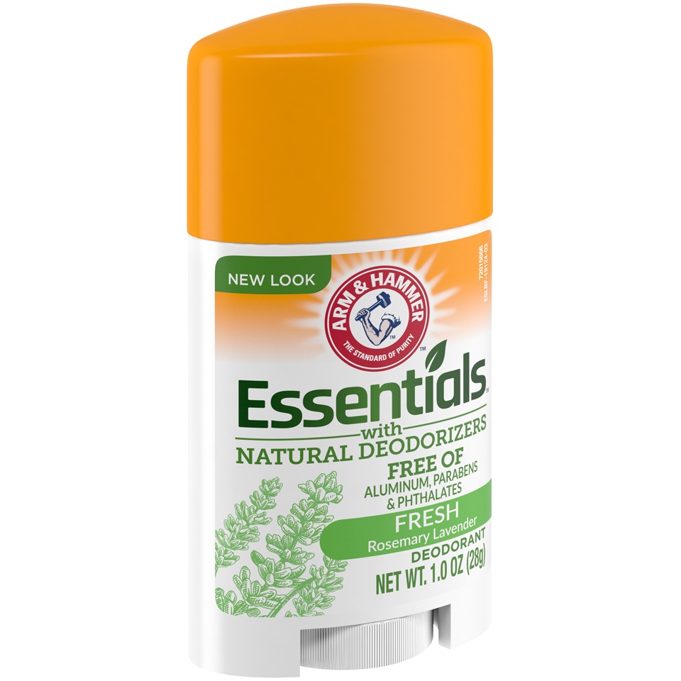 slide 2 of 3, ARM & HAMMER Essentials Fresh Deodorant, 1 oz