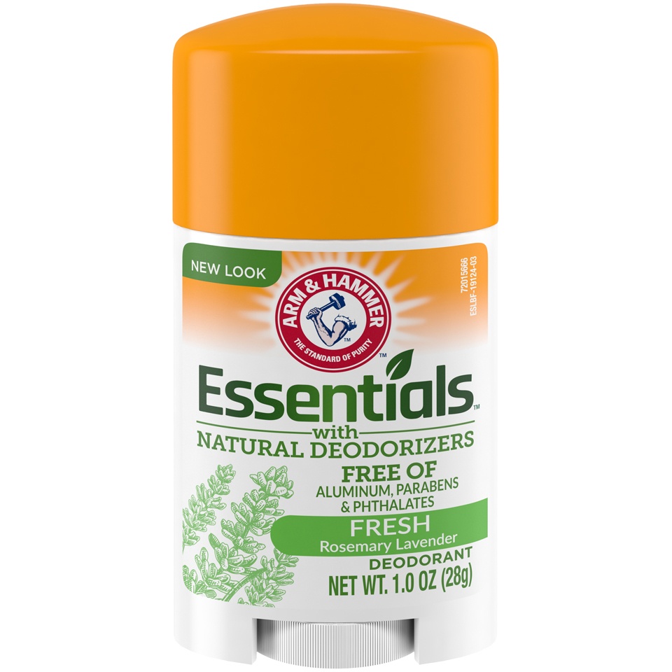 slide 1 of 3, ARM & HAMMER Essentials Fresh Deodorant, 1 oz