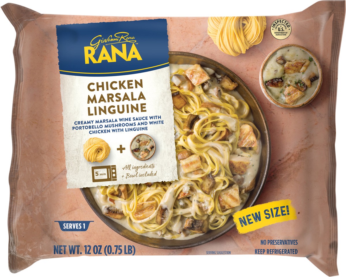 slide 9 of 10, Rana Chicken Marsala Linguine 12 oz, 12 oz