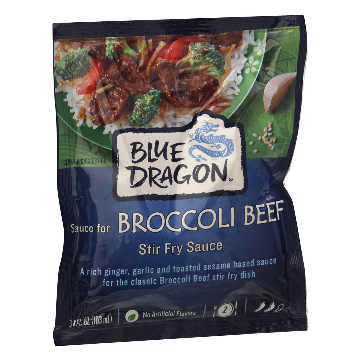 slide 2 of 10, Blue Dragon Broccoli Beef Stir Fry Sauce 3.4 oz, 3.4 oz