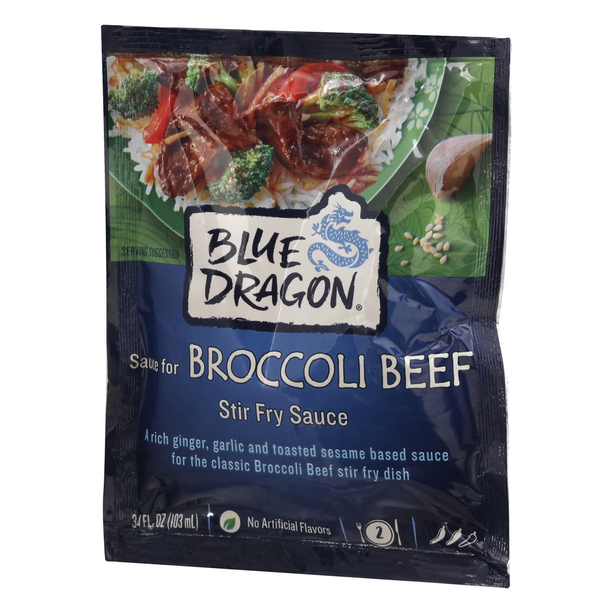 slide 3 of 10, Blue Dragon Broccoli Beef Stir Fry Sauce 3.4 oz, 3.4 oz