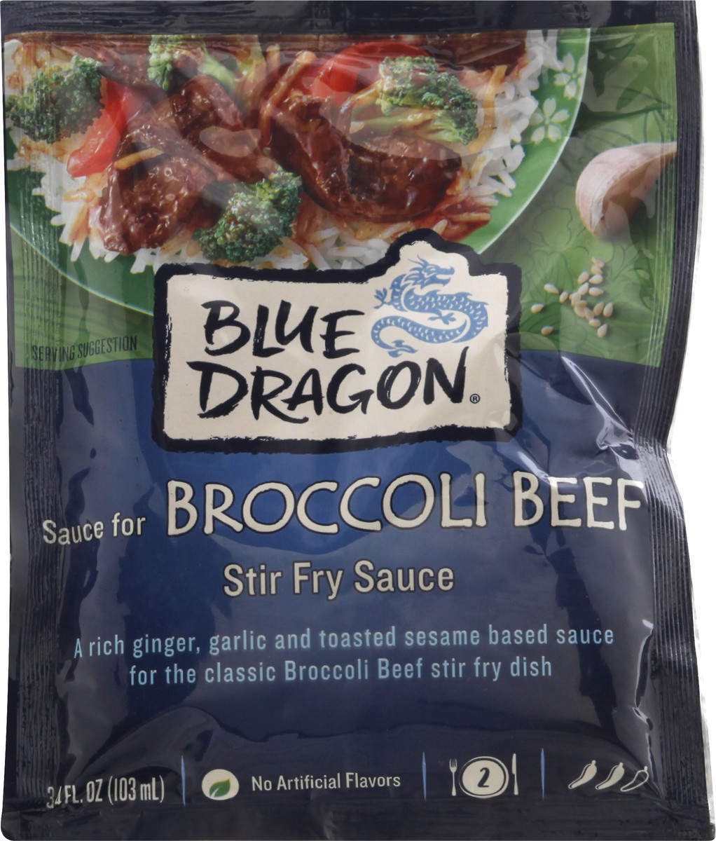 slide 9 of 10, Blue Dragon Broccoli Beef Stir Fry Sauce 3.4 oz, 3.4 oz