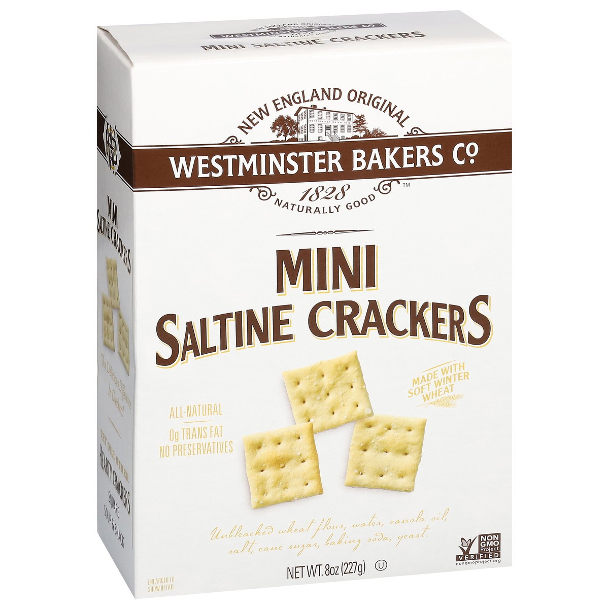 slide 2 of 13, Westminster Bakers Co. Saltine Crackers Mini 8 oz, 8 oz