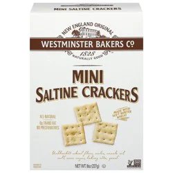 Westminster Bakers Co. Saltine Crackers Mini 8 oz