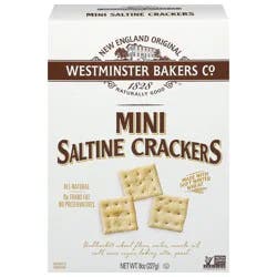 Westminster Bakers Co. Saltine Crackers Mini 8 oz