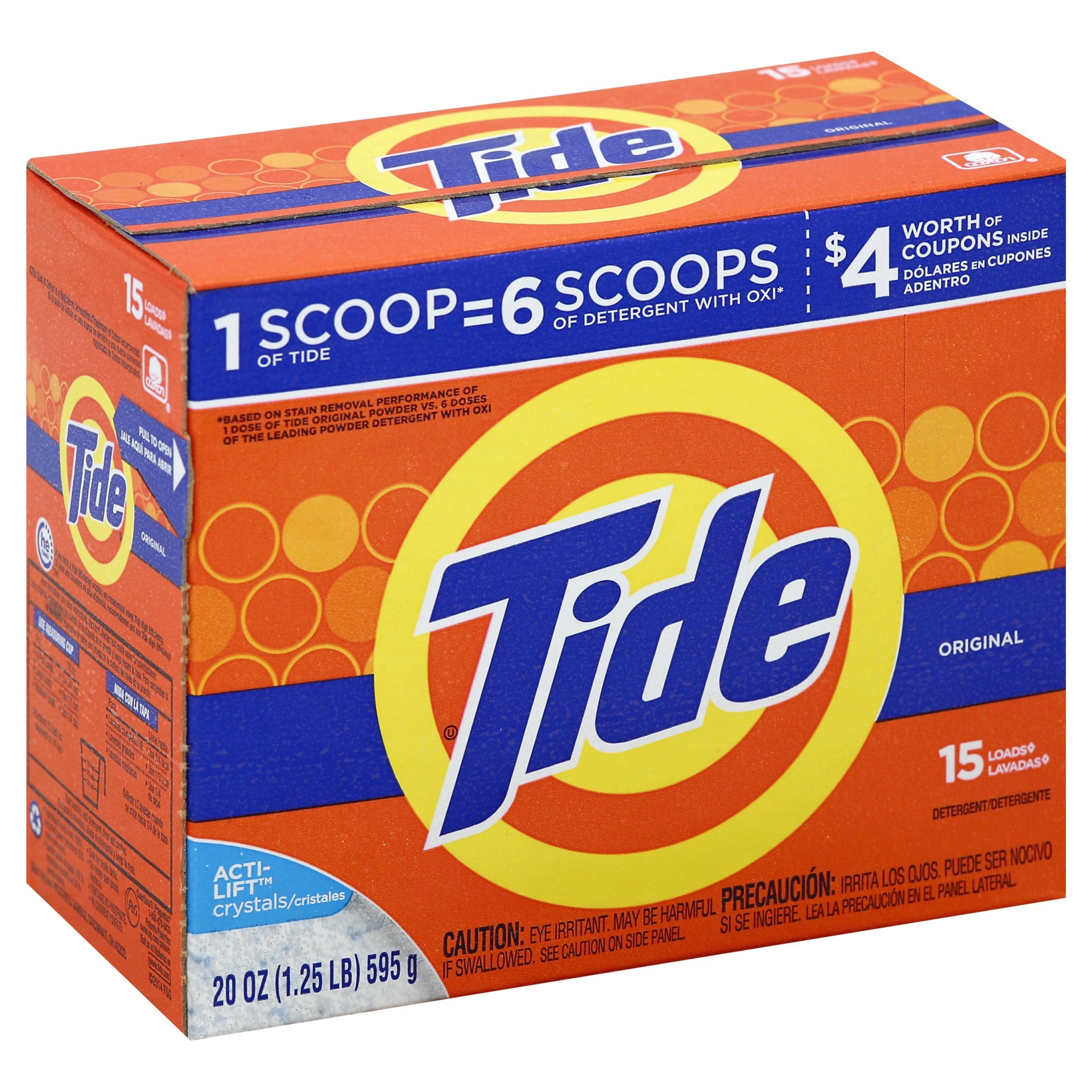 slide 1 of 3, Tide Original Powder Laundry Detergent, 20 oz