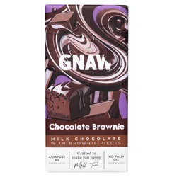 Gnaw Chocolate Brownie Milk Chocolate Bar
